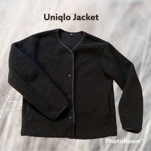 Uniqlo oversized boxy cozy jacket / sweater